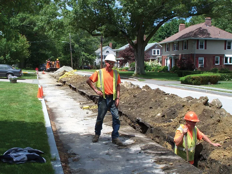 2005 trench digging