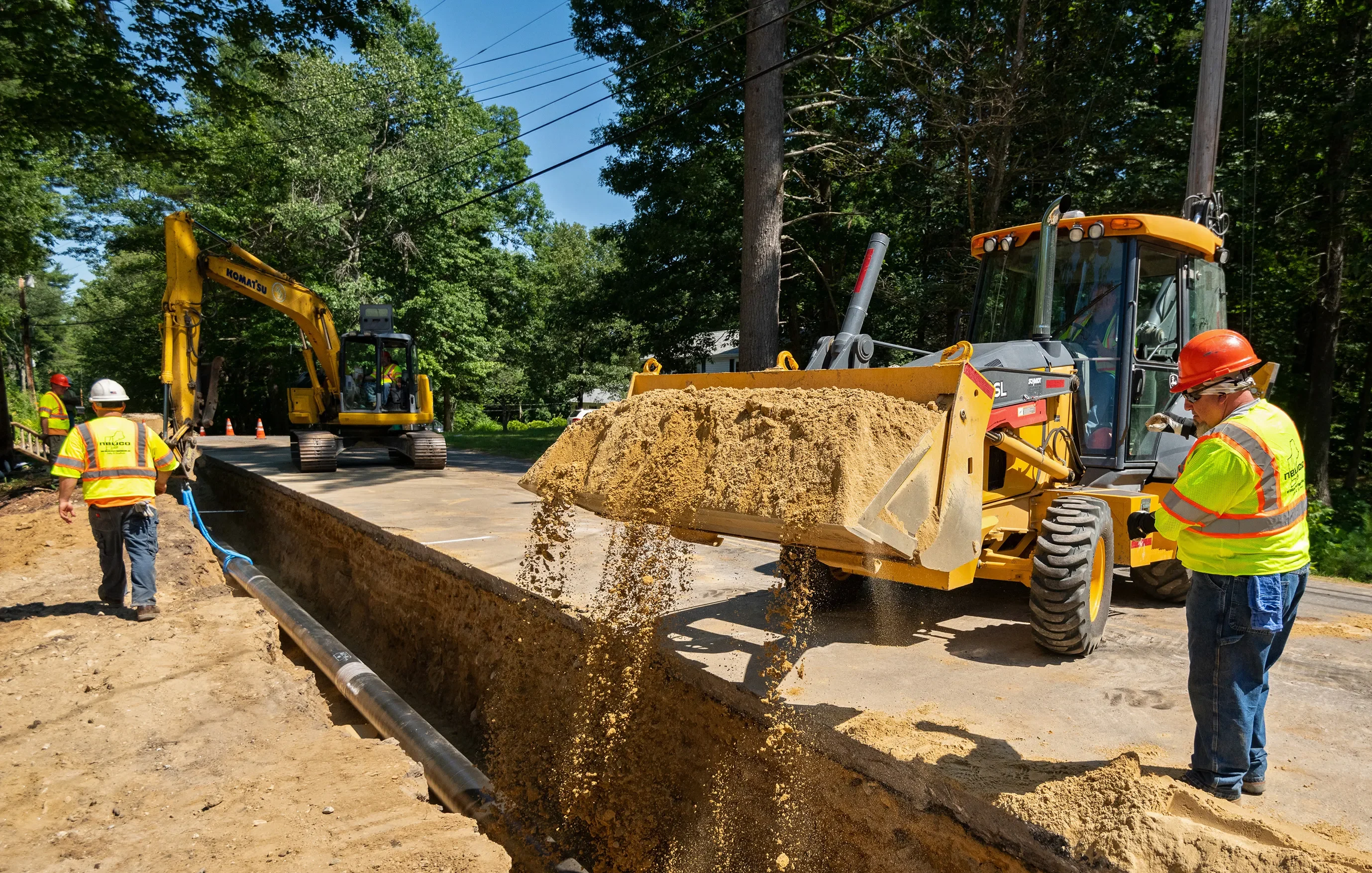 Trench scooping