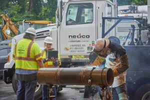 Workers on job site